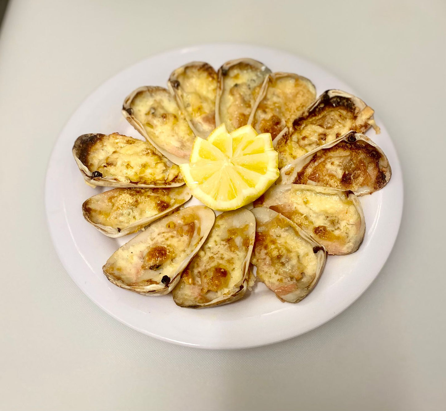 Machas a la Parmesana