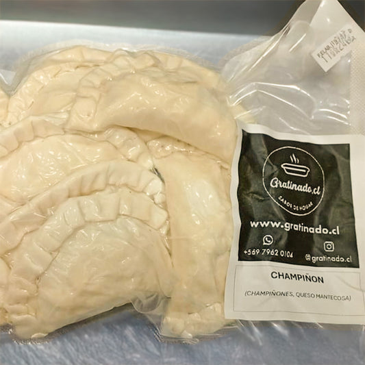 Empanaditas cóctel de champiñón y queso para freír (10 unidades)