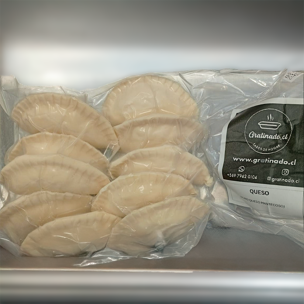 Empanaditas cóctel de queso para freír  (10 unidades)