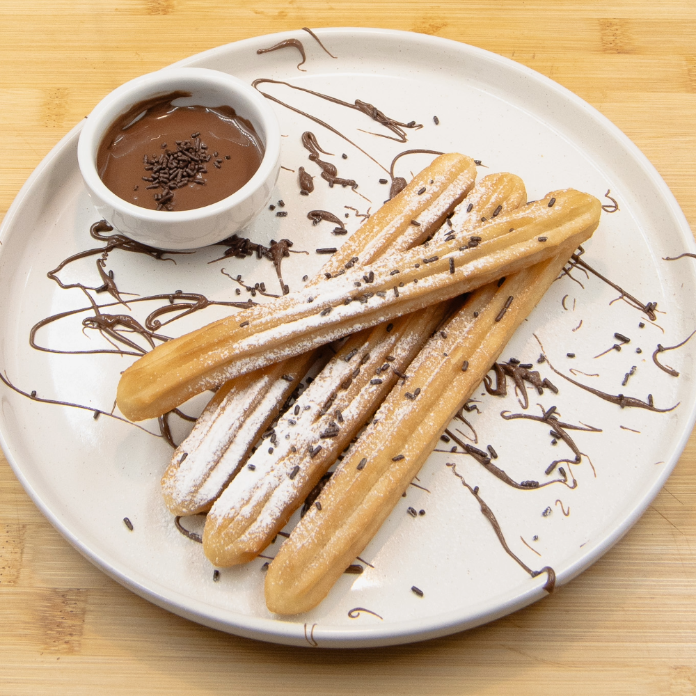 36 Churros Clásicos Pre fritos Congelados para Freír u Hornear