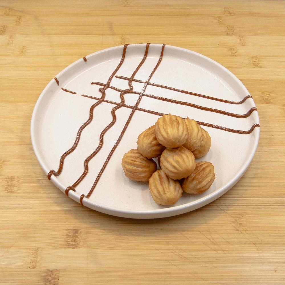 Mini Churros Rellenos Pre fritos y Congelados para Hornear o Freír (48 Unidades)